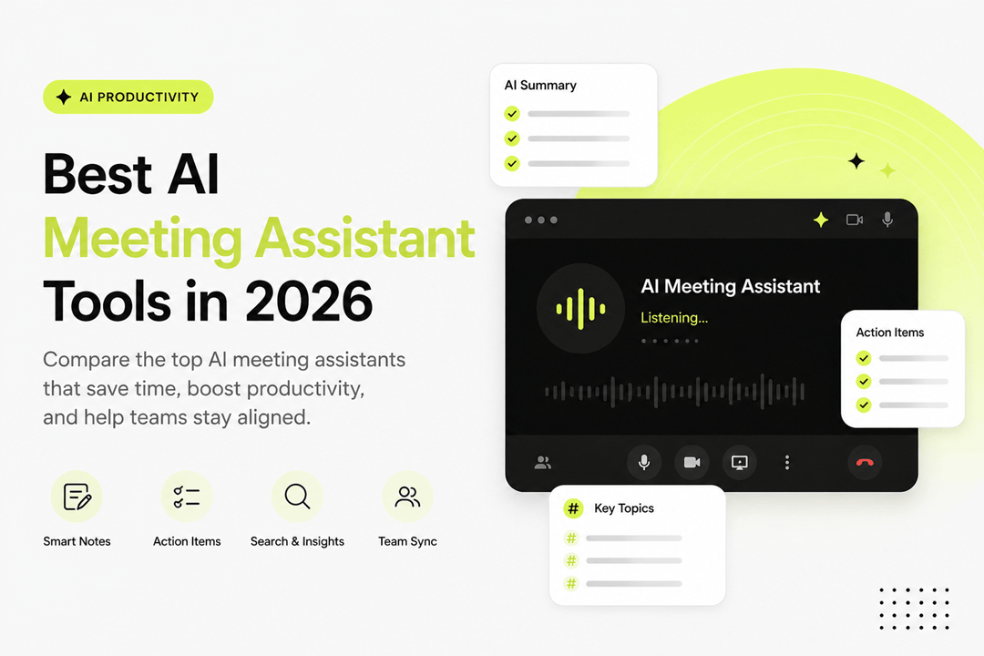 The Best AI Meeting Assistant Tools in 2026
