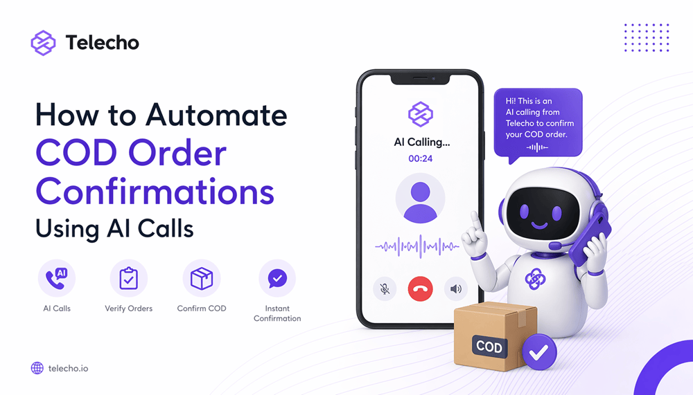 How to Automate COD Order Confirmations Using AI Calls